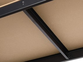 Fistar Regál 1800x750x450 mm, lakovaný 5-policový, nosnosť 875 kg - ČIERNY