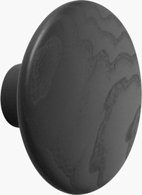 Nástenný háčik z dubového dreva Dots, Ø 13 cm