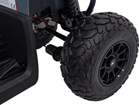 Ramiz McLaren Racing MCL 35 detská štvorkolka šedá + diaľkové ovládanie + pomalý štart + EVA + LED audio