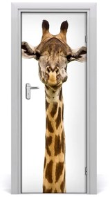 Samolepiace fototapety na dvere žirafa 95x205 cm