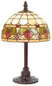 Vitrážová lampa tiffany stolová 20*34