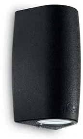 Vonkajšie nástenné svietidlo IDEAL LUX  Keope AP2 Small Nero 147819