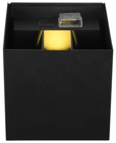 Čierne LED nástenné svietidlo Talent – Trio