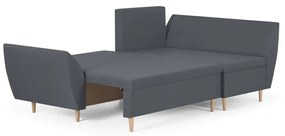 MEGA AKCE Rozkládací rohová sedací souprava ALEX Šedá