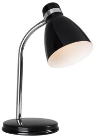 Nordlux - Stolná lampa CYCLONE 1xE14/15W/230V čierna