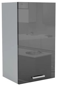 Kuchynská skrinka G1F 40 V-72 LUX čierna
