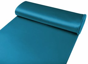 Biante Saténový záves LUX-021 Petrolejovo modrý 140x140 cm