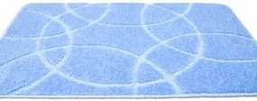 Kúpeľňový koberček MONZA modrý