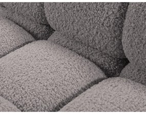 Svetlosivá pohovka z textílie buklé 288 cm Bellis – Micadoni