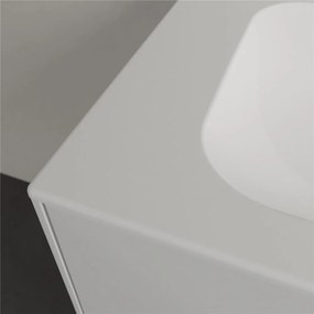VILLEROY &amp; BOCH Finion umývadlo na skrinku s otvorom, so skrytým prepadom, 1000 x 500 mm, biela alpská, s povrchom CeramicPlus, 4164ABR1