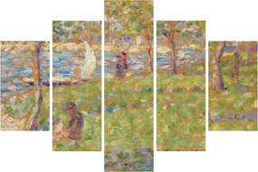 Obraz - Georges Seurat, Study for "La Grande Jatte", reprodukcia (150x105 cm)