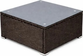 Ratanová sedacia zostava Felix 2+1 - hnedá