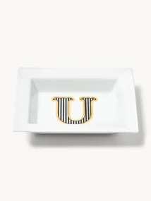 Ručne vyrobený malý podnos Initials, Westwing Collection x MEISSEN