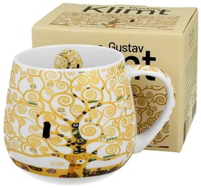Duo Porcelánový hrnček Klimt Ecru Tree Of Life 430 ml