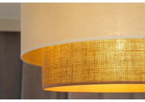 Duolla - Luster na lanku BOHO 1xE27/15W/230V pr. 60 cm béžová/hnedá