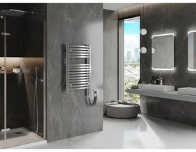 Mexen Helios, elektrické vykurovacie teleso 800x500 mm + vykurovacia tyč 300 W, chrómová, W103-0800-500-2300-01