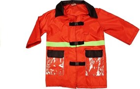 LEAN Toys Skutočný hasičský kostým pre dieťa Prilba Hasiaci prístroj Príslušenstvo Červená