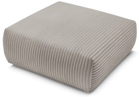 Svetlosivo-béžová menčestrová podnožka Lucien – Bobochic Paris