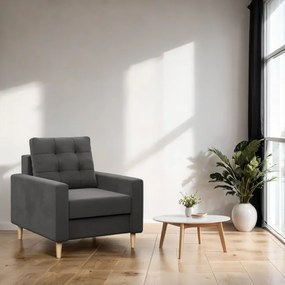 Kreslo BLANK Comfort sivé