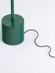 LED zeleno-čierna stojaca lampa Vetro