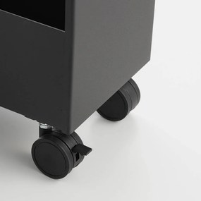 Matne čierny oceľový kúpeľňový regál 48x80,5 cm Tower – YAMAZAKI