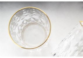 BOHEMIA PRESTIGE CONTE GOLD POHÁR NA WHISKY 340ML SADA 6 KS