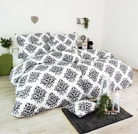 Obliečky Atény čierne EMI, Štandardný set jednolôžko obsahuje 1x 140x200 + 1x 70x90