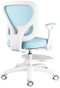 Detská rastúca stolička Neoseat JUNI 007 — látka, prateľný poťah, modrá