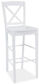 Biela barová stolička CD-964