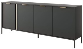 Skrinka Lyran 4D (antracit + zlatá). Vlastná spoľahlivá doprava až k Vám domov. 1071357