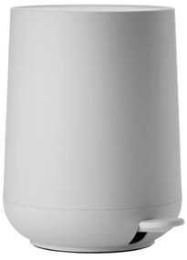 Svetlosivý pedálový plastový odpadkový kôš 5 l Nova – Zone