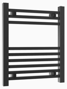 Erga Proper, vykurovacie teleso 600x500 mm, 302W, čierna, ERG-LAV-PROP-6050-BK