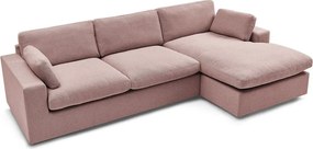 Ružová rohová pohovka Belair – Bobochic Paris
