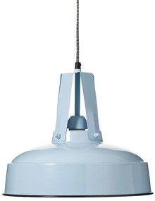 Vintage kovové svietidlo - lampa, FLUX BLUE pr.34cm