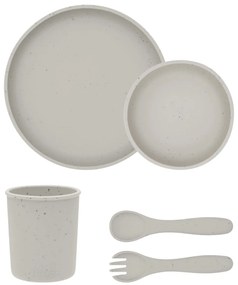 Jedálenská sada 5-dielna Platinum Silicone Sand