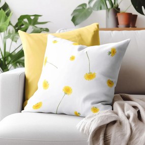 Goldea bavlnená obliečka na vankúš - púpavy 40 x 40 cm