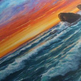 Obraz - Západ slnka (120x50 cm)