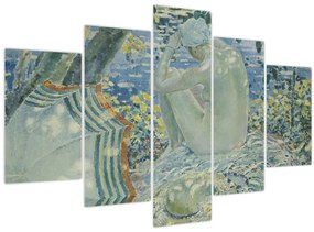 Obraz - Frederick Carl Frieseke, On the Bank, reprodukcia (150x105 cm)