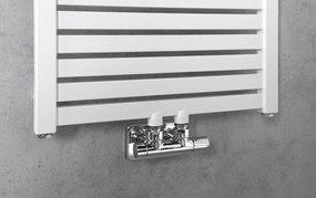 Aqualine Aqualine, TONDI vykurovacie teleso 450x1330 mm, stredové pripojenie, biela, DT470T