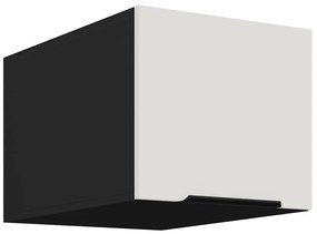 Kuchynská skrinka Aria-Wh/Bl Anti Fingerprint 40 Nagu-36 1f