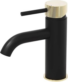 Umývadlová batéria ANHOLT 15,6 cm čierna/mosadz