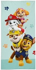 INTERMEDIC SK Detská osuška Paw Patrol tyrkys 70x140cm