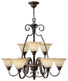 Hinkley HK-CELLO9 - Luster na reťazi CELLO 9xE27/60W/230V