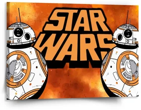 Sablio Obraz Star Wars Ohnivé pozadie - 150x110 cm