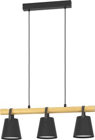 XXXLutz ZÁVESNÉ SVIETIDLO, 78/17/110 cm Eglo - Online Only bytové doplnky - 003348334502