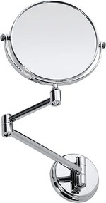 Bemeta Design OMEGA: Kozmetické zrkadlo, ø 140 mm, obojstranné - 106301122