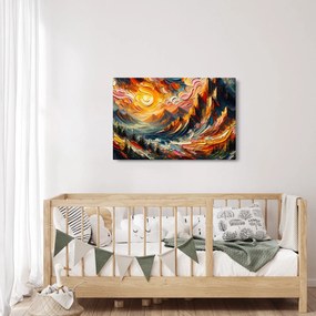 Obraz - Hory zalité slnkom (90x60 cm)