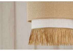 Brilagi - Luster na lanku WINNETOU BOHO 1xE27/15W/230V pr. 25 cm hnedá/krémová