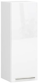 Horná kuchynská skrinka OLIWIA W 30 H720 biela, lesk