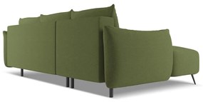 Zelená rohová pohovka (ľavý roh) Malie – Makamii